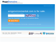 Tablet Screenshot of amgenvironmental.com
